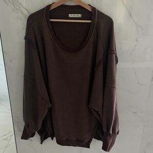 Brown Oversized Sweater